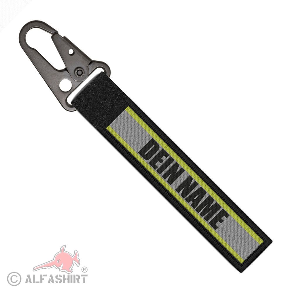 Tactical Schlüsselanhänger Feuerwehr Personalisiert Fire Fighter LF #40825