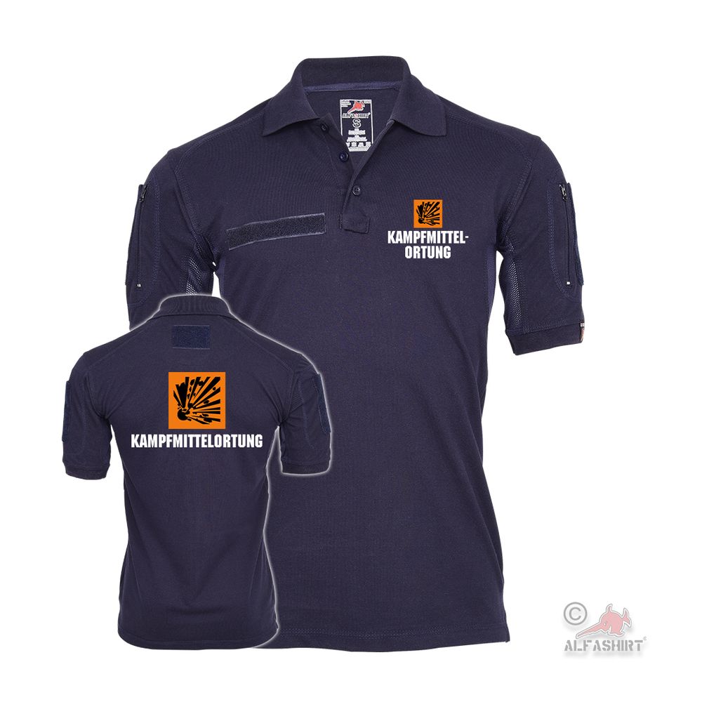 Tactical Polo Kampfmittelortung Minen Räumdienst EOD Bodenfund Poloshirt#39121