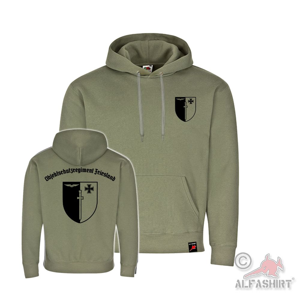 Hoodie III Object Protection Regiment Luftwaffe Friesland Battalion LW sweater #41092