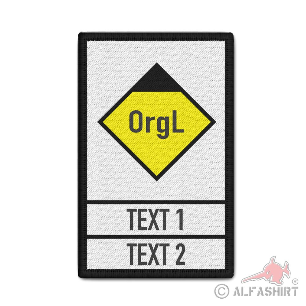 Patch Organisatorischer Leiter OrgL Rettungsdienst Rettungswache 9,8x6cm#37524