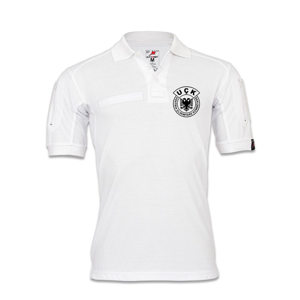Tactical Poloshirt Alfa UCK Kosovo Befreiungsarmee Unabhängigkeit Wappen #19336