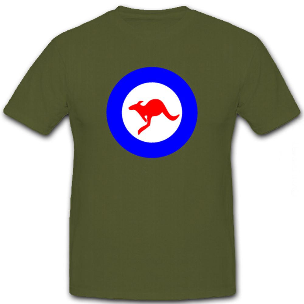 Australia Kokarde Mit Kangaroo- T Shirt #6161