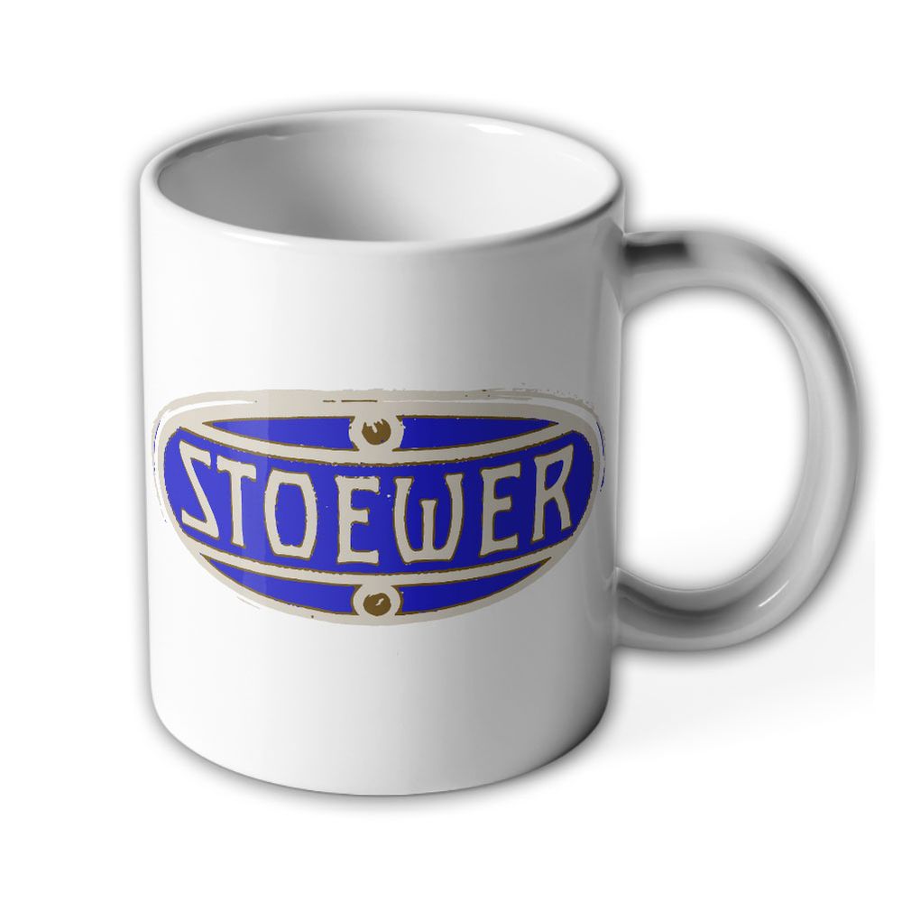 Cup Stoewer Logo Coat of Arms Emblem Stettin Oldtimer Mug # 26094