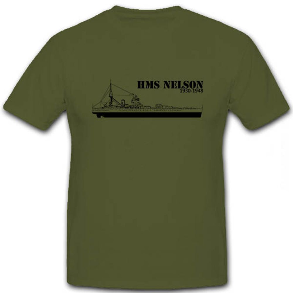 HMS Nelson 1930-1948 britisches Schlachtschiff der Nelson Klasse - T Shirt #5756