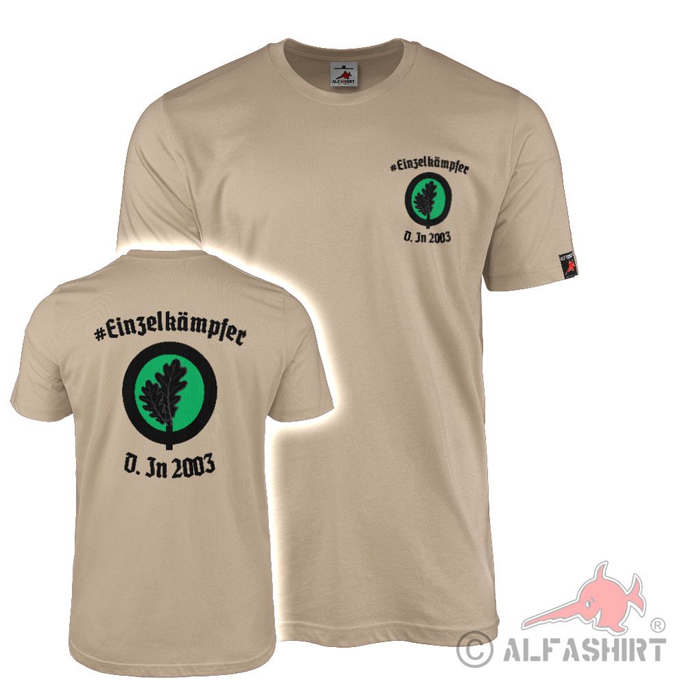 T-Shirt Einzelkämpfer D In 2003 Einzelkämpferabzeichen Lehrgang EKL #42759
