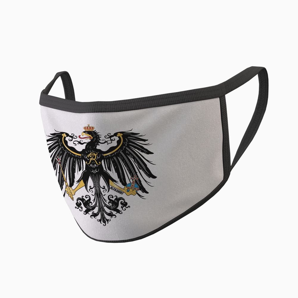 Mouth mask Prussia eagle old Fritz Germany home proudly printed # 34646