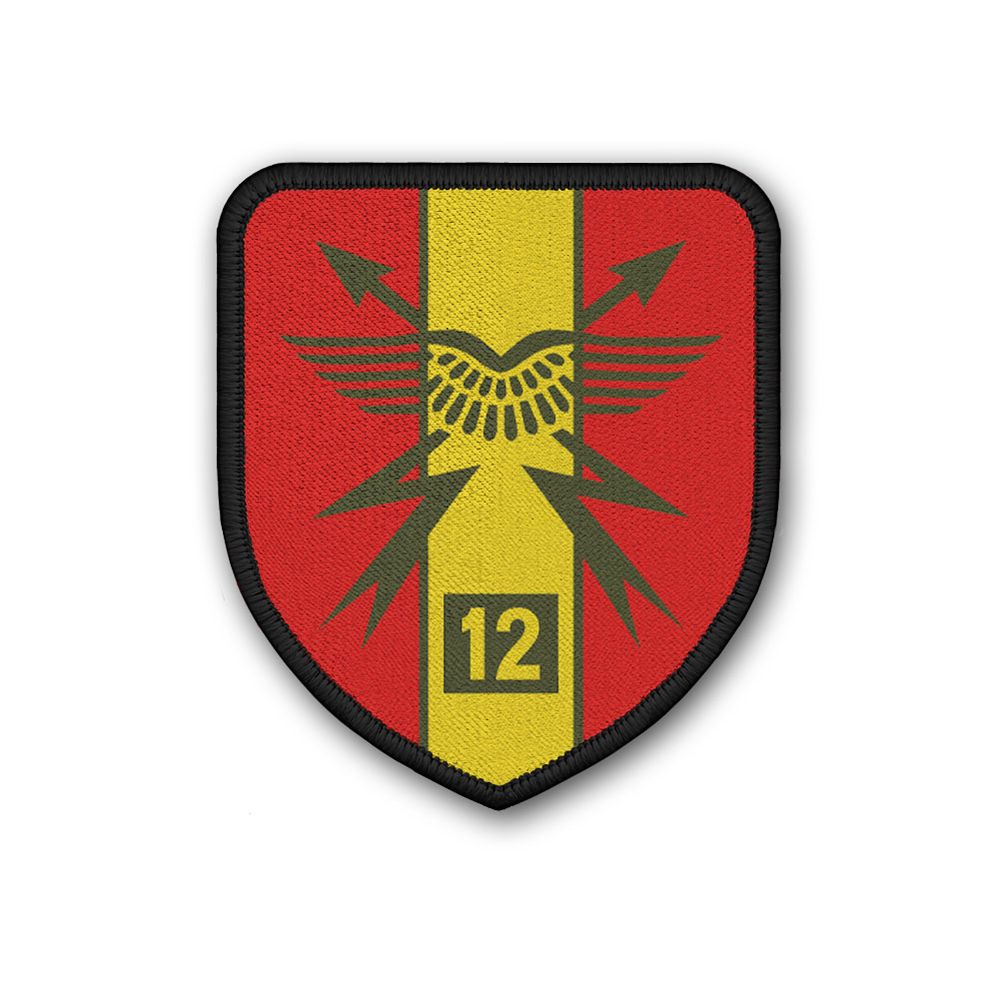 Patch 7,5x6,5cm 1. Kompanie Fernmelderegiment FmRgt 12 Bundeswehr Neureut Luftwaffe #48075
