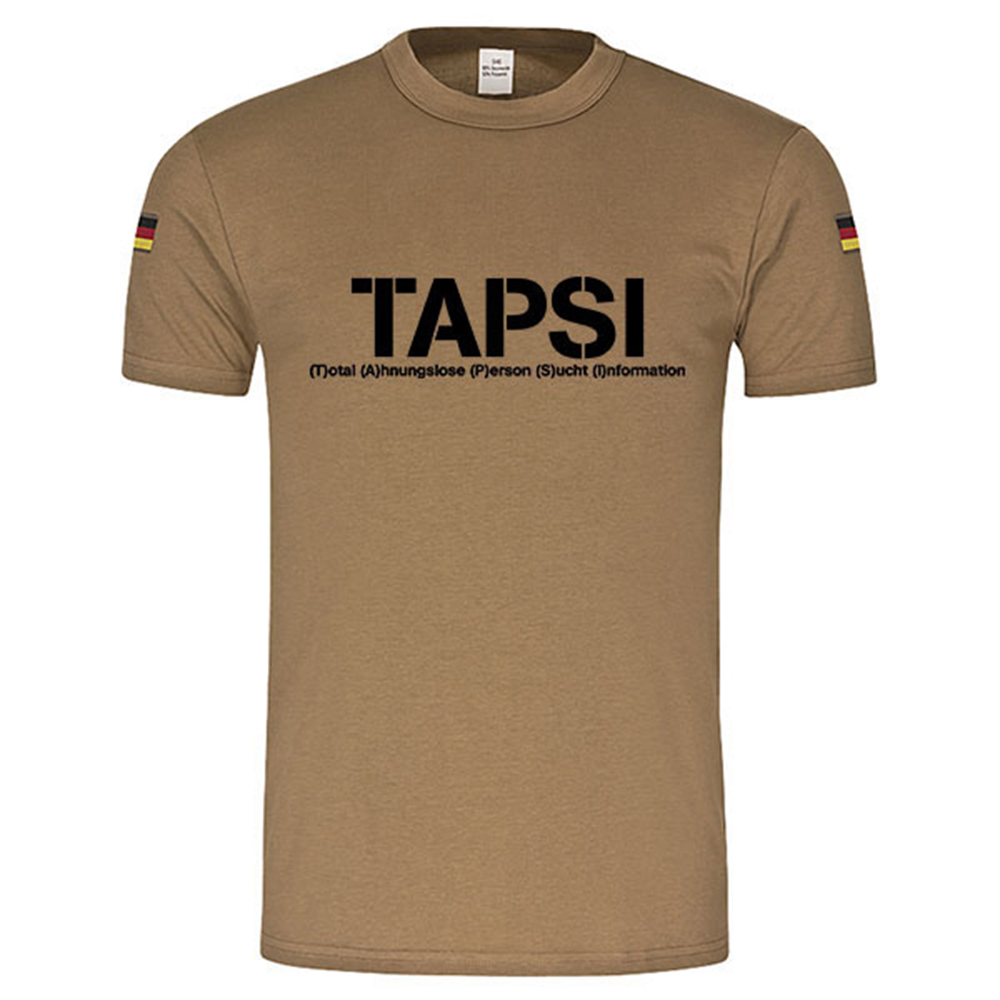 TAPSI Totally Clueless Person Seeks Information Original Tropical T-Shirt # 14826