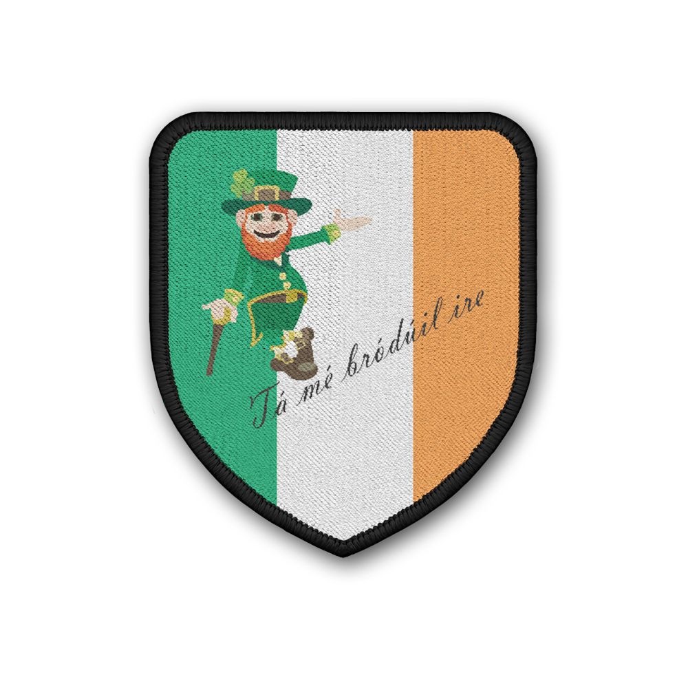 Patch Ich bin stolz Ire zu sein Landesflagge Stolz Irland Kobold Mafia #21925