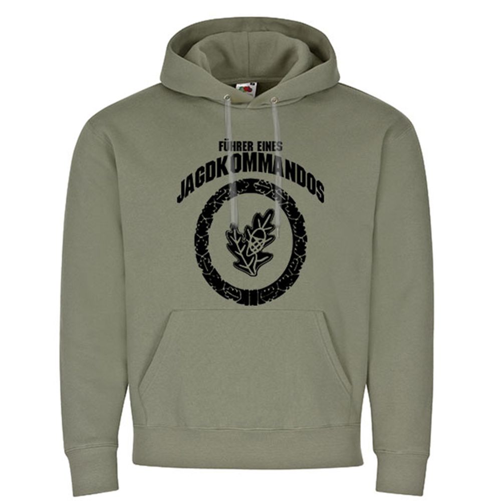 Führer eines Jagdkommandos Einzelkämpfer Sauwald - Kapuzenpullover #16325
