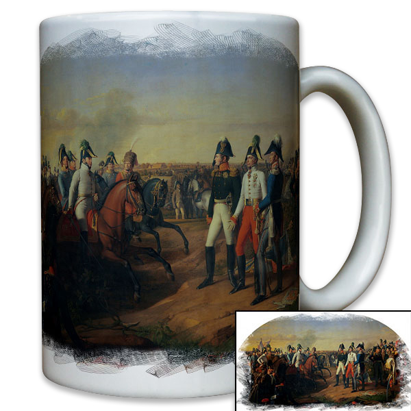 Siegesmeldung bei Leipzig 1813-Preußen Denkmal Leipzig - Tasse #9084