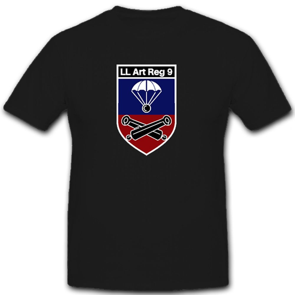 Luftlande Artillerie 9 LL Art Reg 9 Bundeswehr Fallschirmjäger - T Shirt #9805