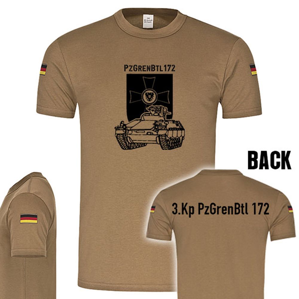 BW Tropen 3 Kp PzGrenBtl 172 Panzergrenadierbataillon Marder BW Wappen #17118