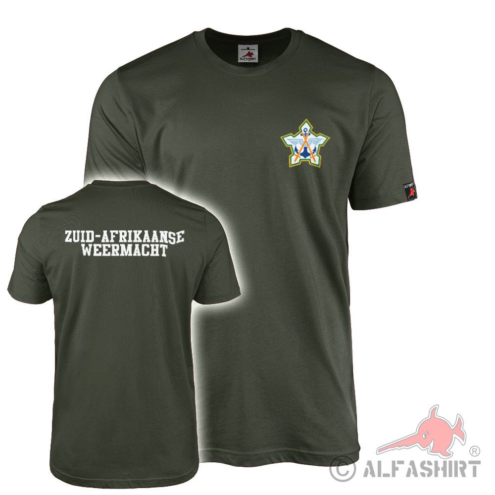 T-Shirt Zuid Afrikaanse Weermacht Suid-Afrikaanse Weermag South African #43316