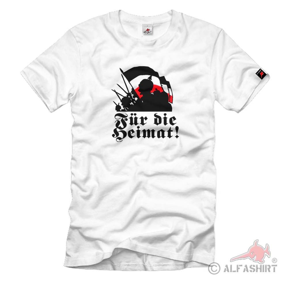 Pro Gloria Et Patria Heimat WK Prussia Weapon Helmet - T Shirt # 497
