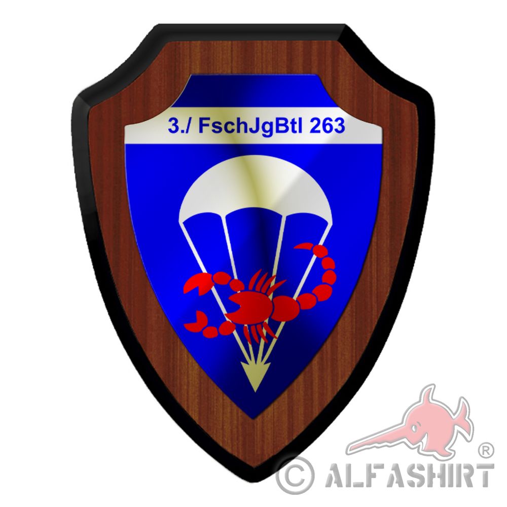 Coat of arms 3 FschJgBtl 263 Parachute Battalion Bundeswehr Unit #45749