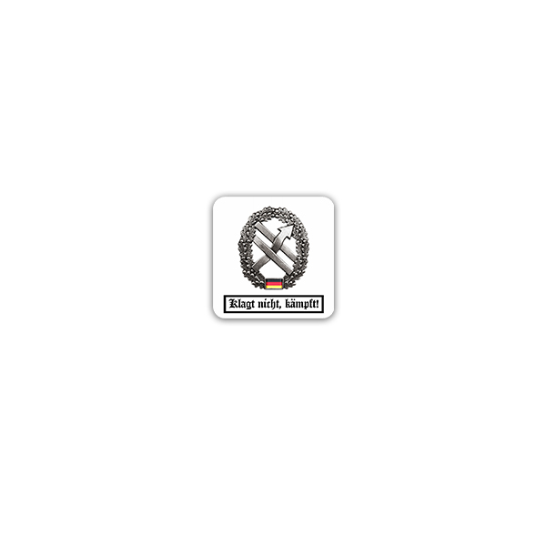 Aufkleber/Sticker Barettabzeichen PSV OpInfo Truppe für Psychologie 7x7cm A3202