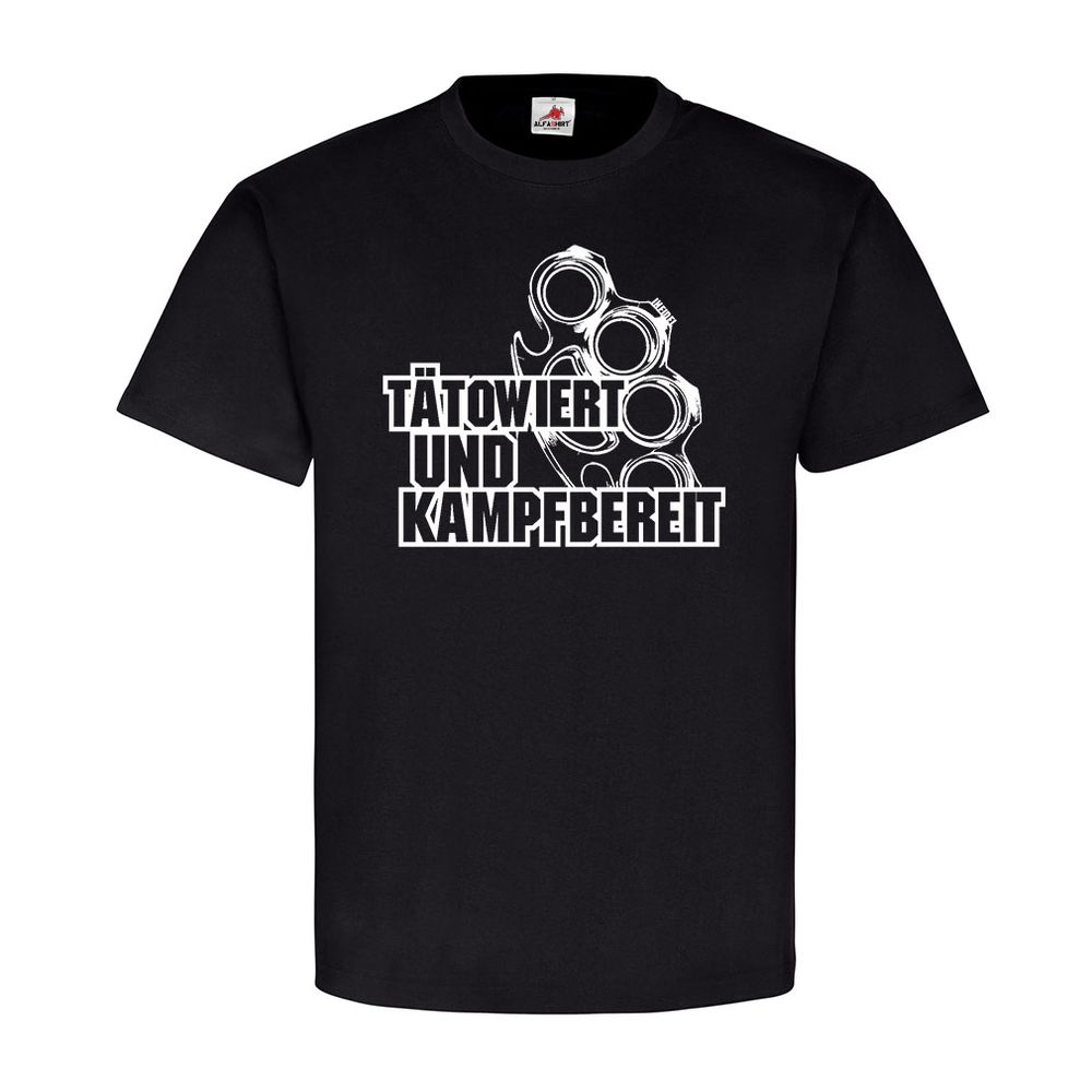 Tätowiert und Kampfbereit Infidel Tattoo Schlagring Beschützer Schutz #21806