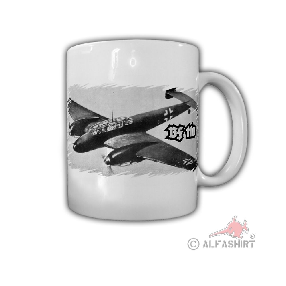 BF 110 Messerschmitt Alfashirt German WW2 History Kaffee Tasse #29181