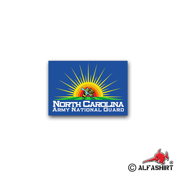 North Carolina Army National Guard Military Force Sticker 10x7cm # A2227