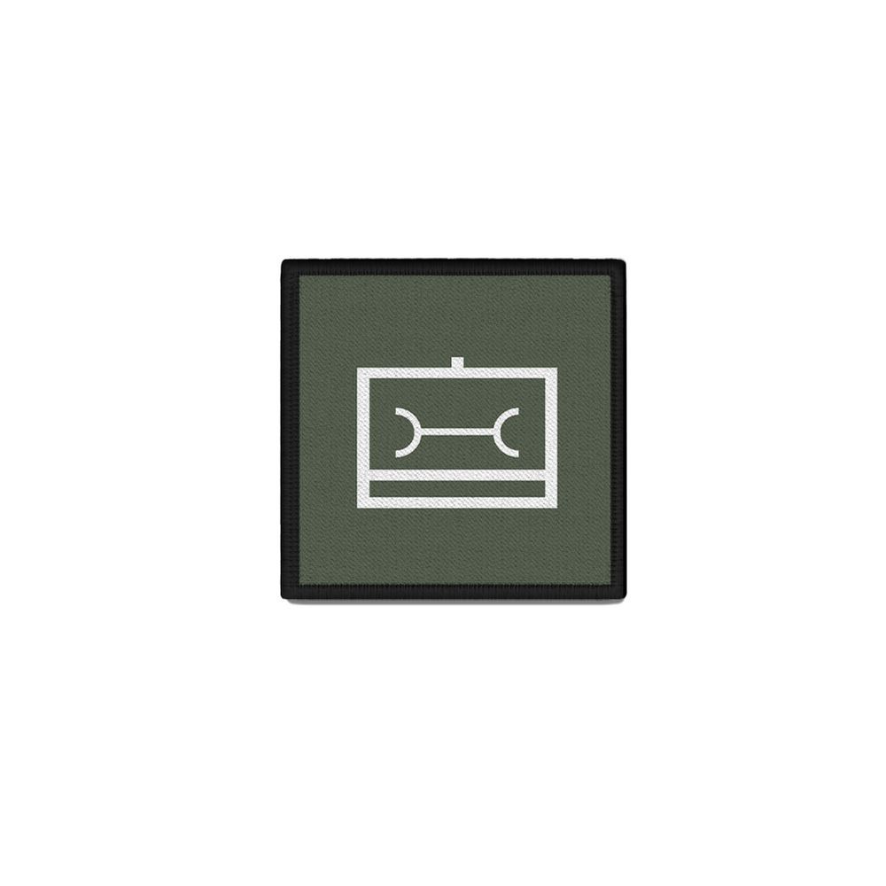 4x4 Quadrat Patch taktische Zeichen 