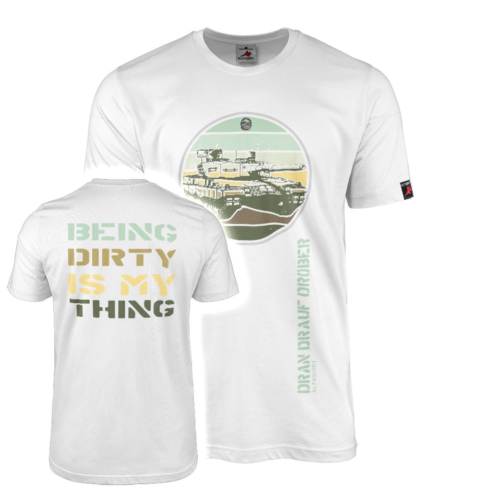 T-Shirt Dirty Summer Vibes Bundeswehr Grenadier Panzer Sommer Spaß #46683