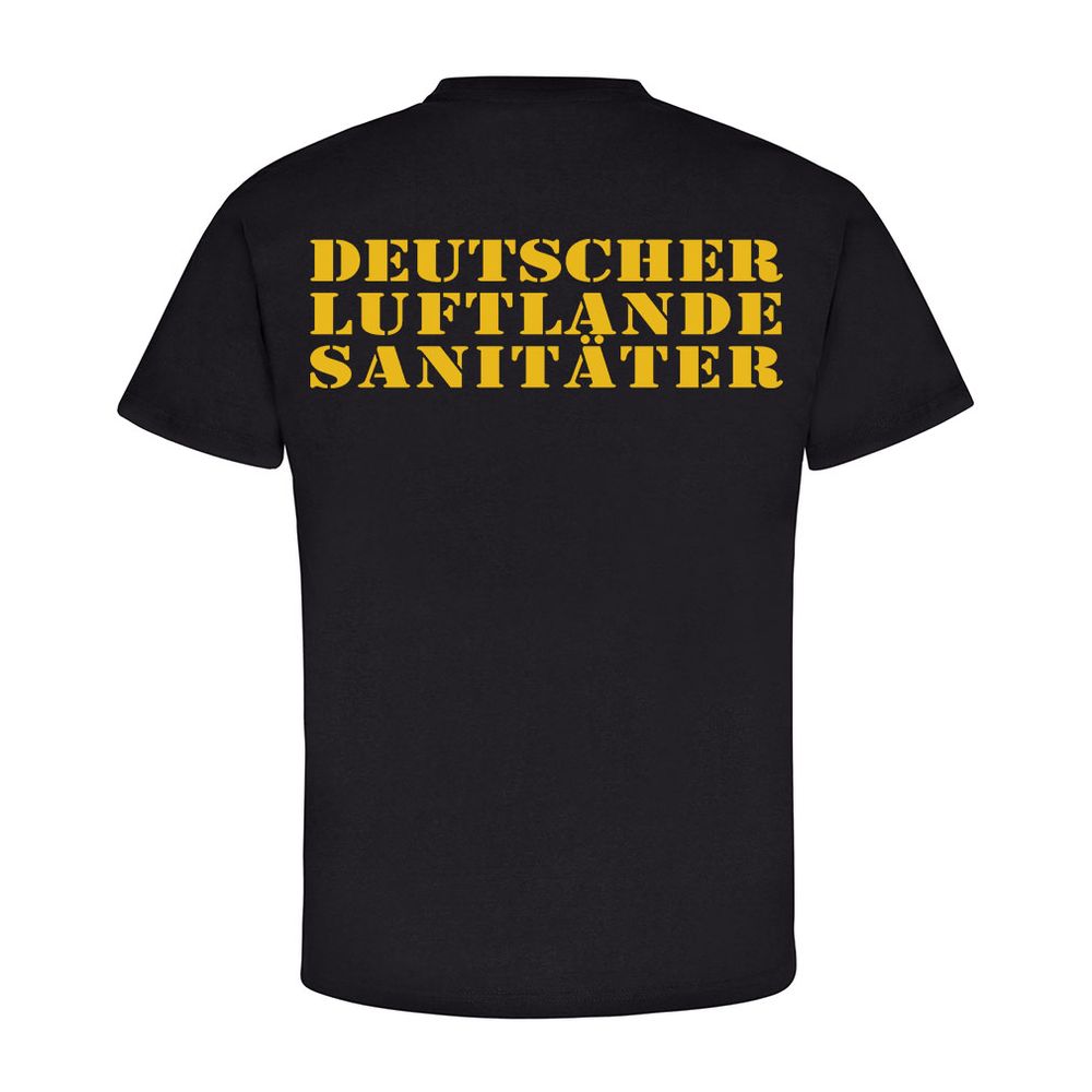 Deutscher Luftlande Sanitäter Soldat Skull Totenkopf Barett Bw - T Shirt #8429