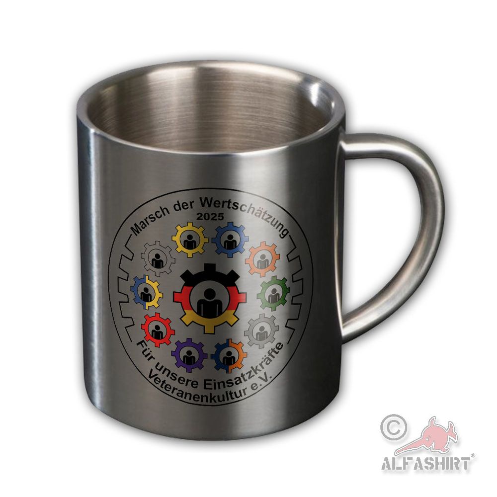 Metal cup MDW 2025 Bundeswehr Fire Department Police Operation #45891