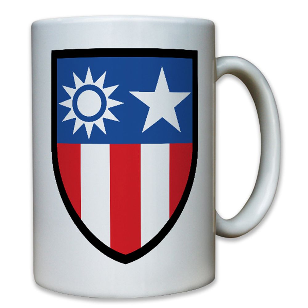 China Burma Command CBI WK 2 Militär USA Amerika Abzeichen - Tasse #8499