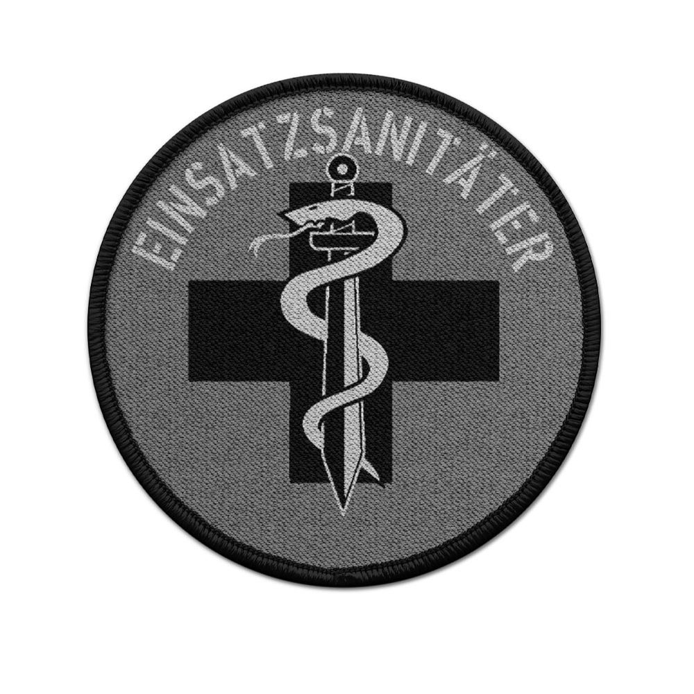 Patch Einsatzsanitäter Sanitäter Polizei BW Tarn Nacht Grau #25711
