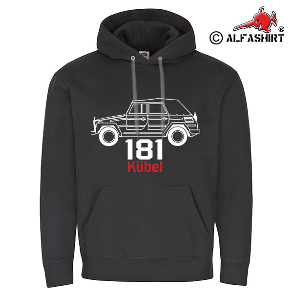 181 Kübel Kübbelwagen BW Kurierwagen Oldtimer Gelände Kapuzenpulli #15149