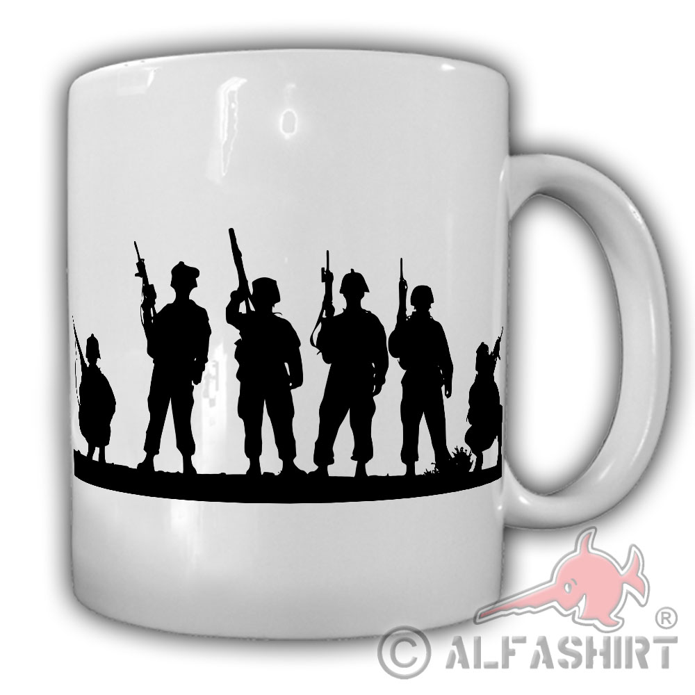 Army Soldier Soldaten Einheit Regiment Militär Military Kaffee Tasse #27612