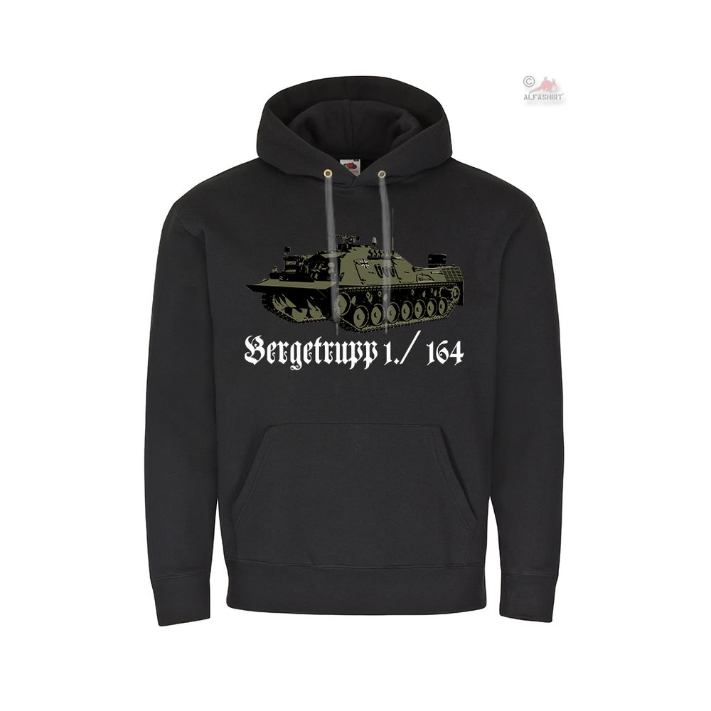Hoodie Bergepanzer 1 Bergetrupp 164 Bundeswehr Panzer Pionier Inst LogBtl #37869