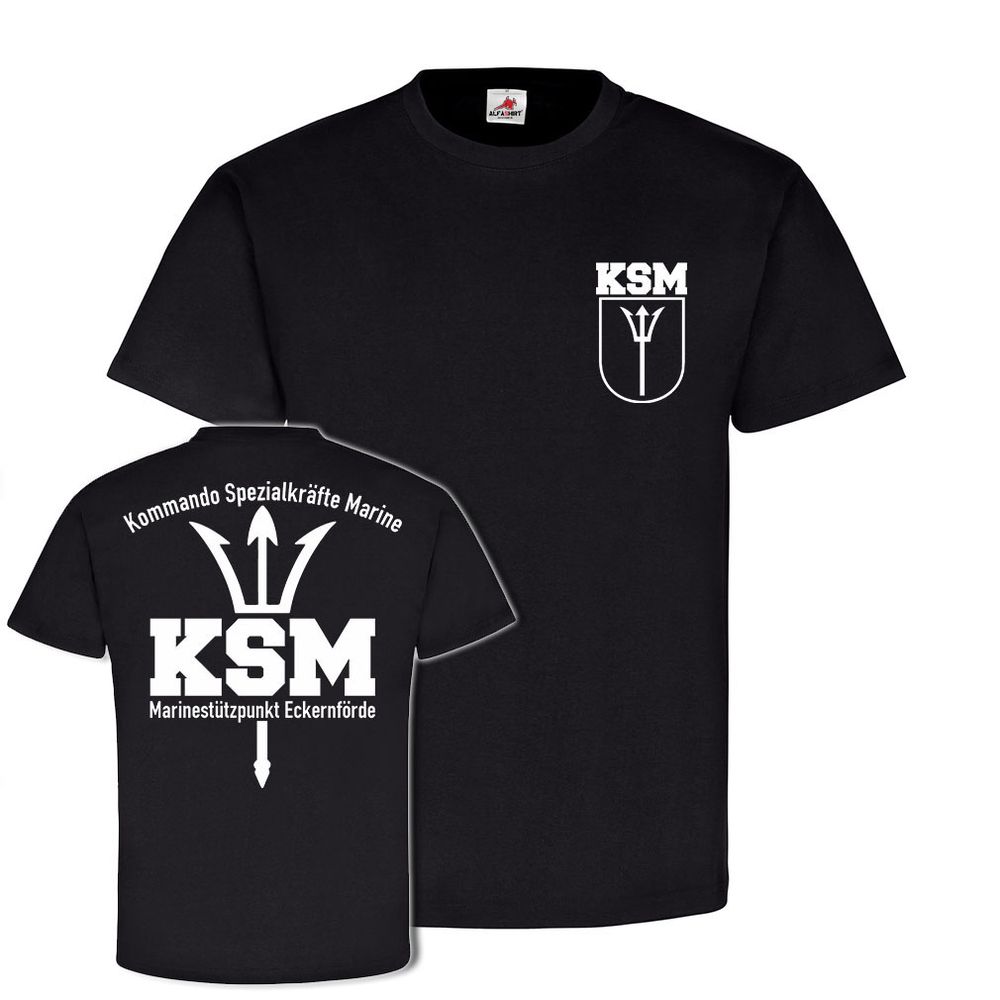 KSM Eckernförde Kommando Spezialkräfte Marine Infanterie Dreizack T Shirt #23304