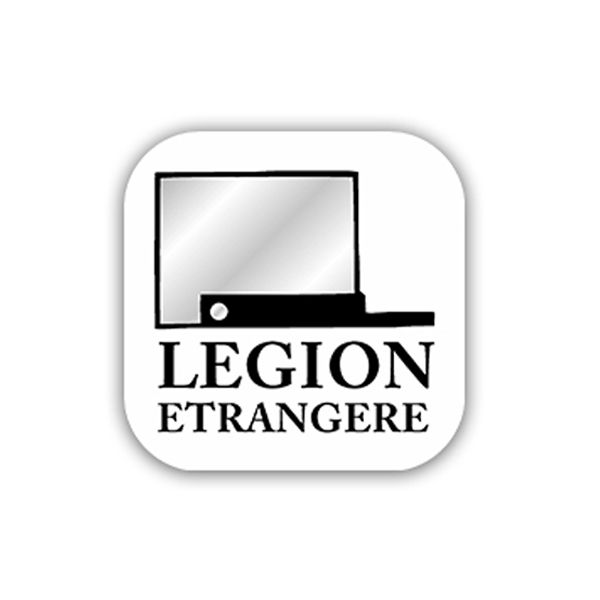 Aufkleber/Sticker Képi blanc Légion étrangère Frankreich Militär 7x7cm #A2357