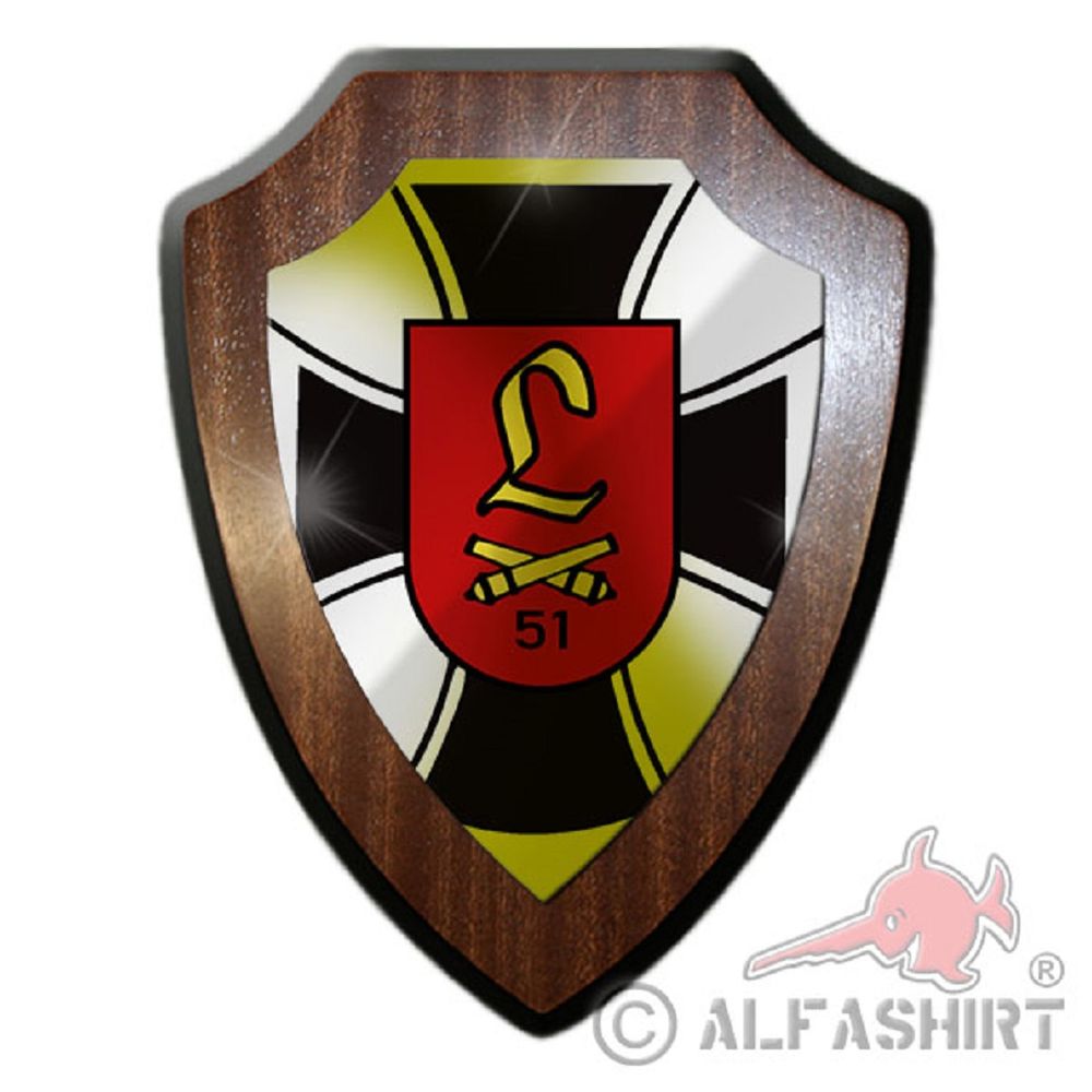 FArtLBtl 51 Field artillery baton Idar Oberstein Heraldic shield # 19895