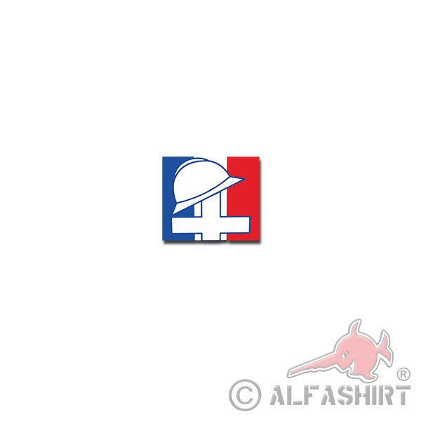 Soldats français Memorial Aufkleber Sticker Frankreich Französiche 8x7cm #A3654