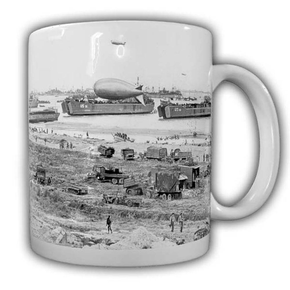 US D-Day Tasse Alliierte Army Soldaten Normandie Marine Truck #22550