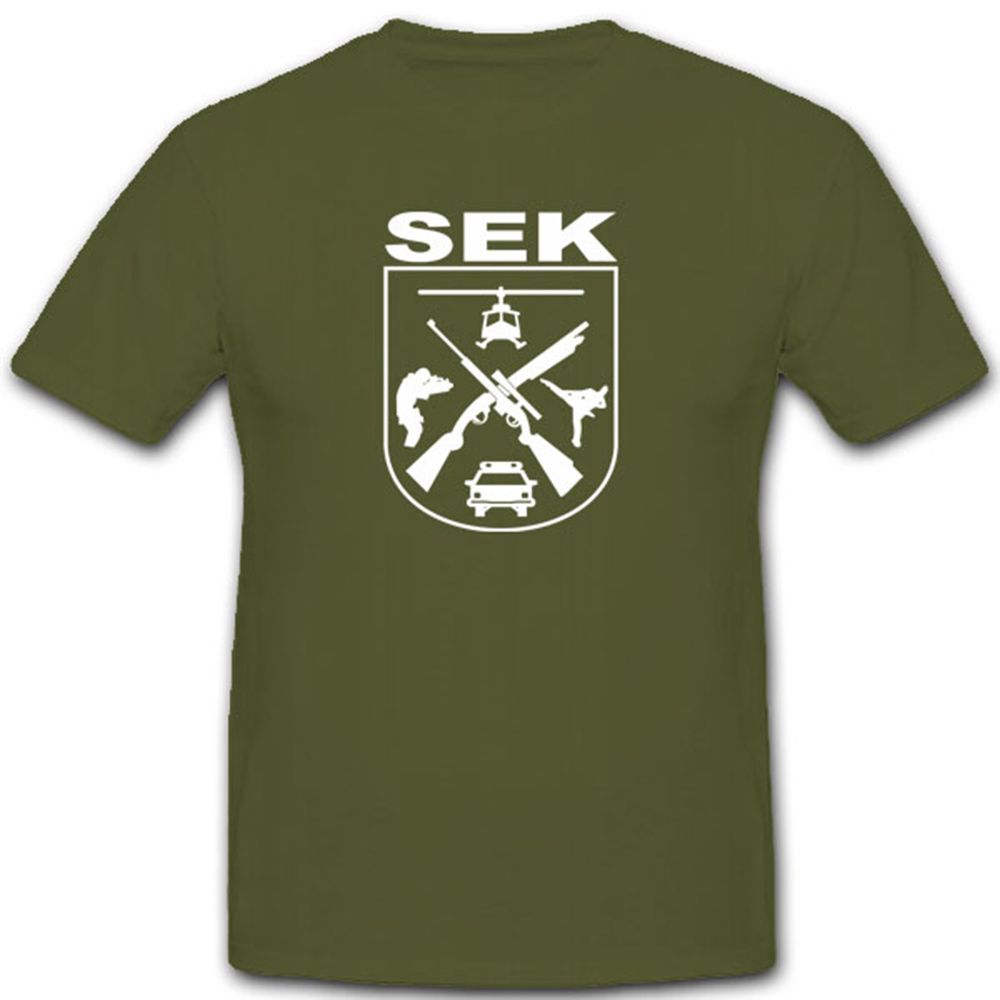 Spezialeinsatzkommando Polizei Abzeichen Emblem Spezialeinheit - T Shirt #3874 