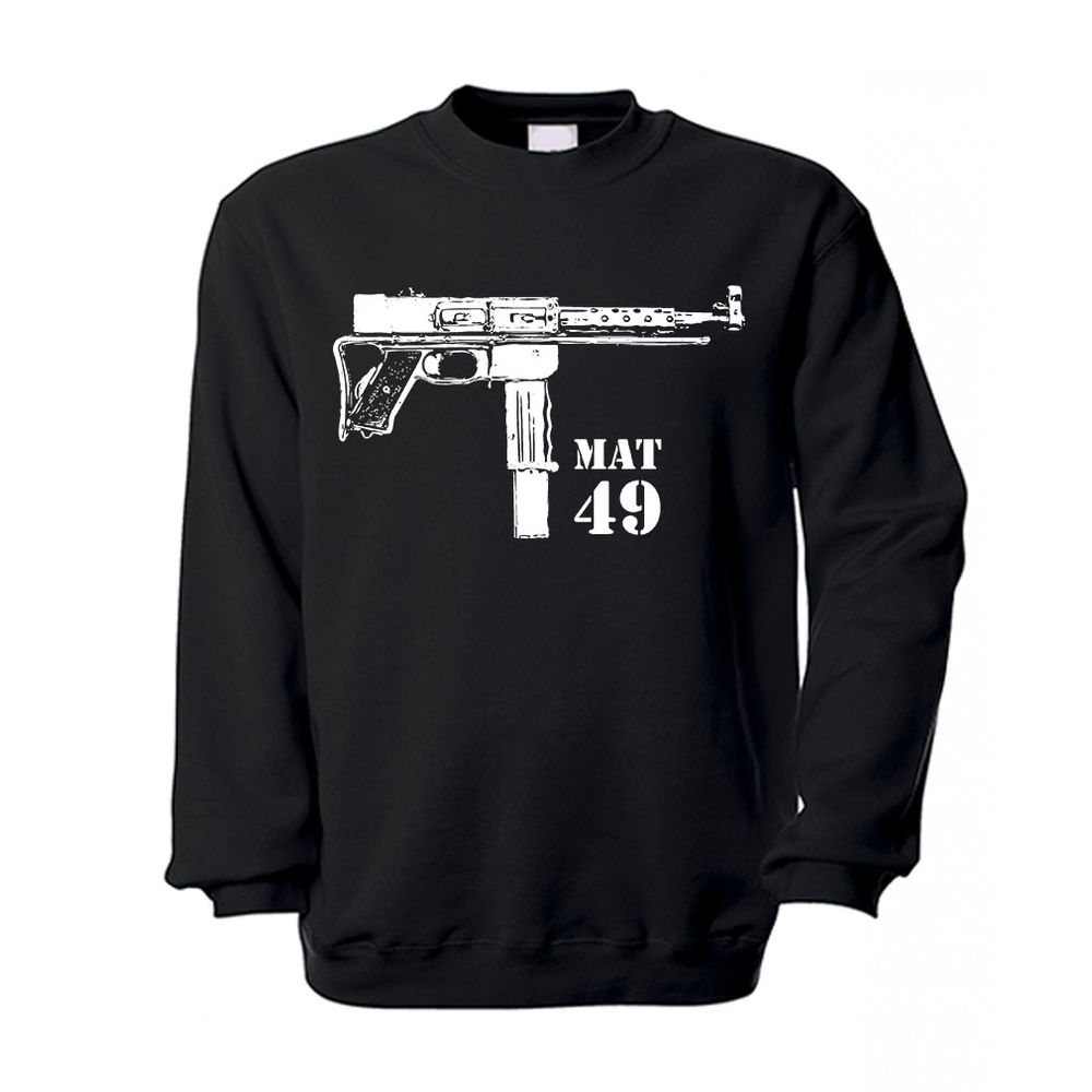 MAT 49 französische Maschinenpistole Pistole Frankreich Militär  Pullover #12305