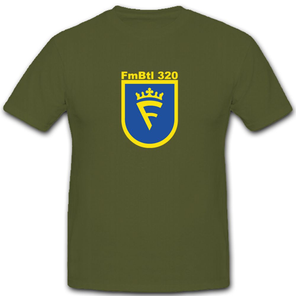 FmBtl 320 Fernmeldebataillon Wappen Abzeichen Emblem - T Shirt #4723