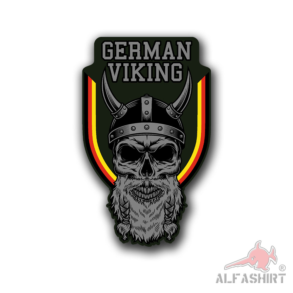 Aufkleber 10x6cm German VikingK02043