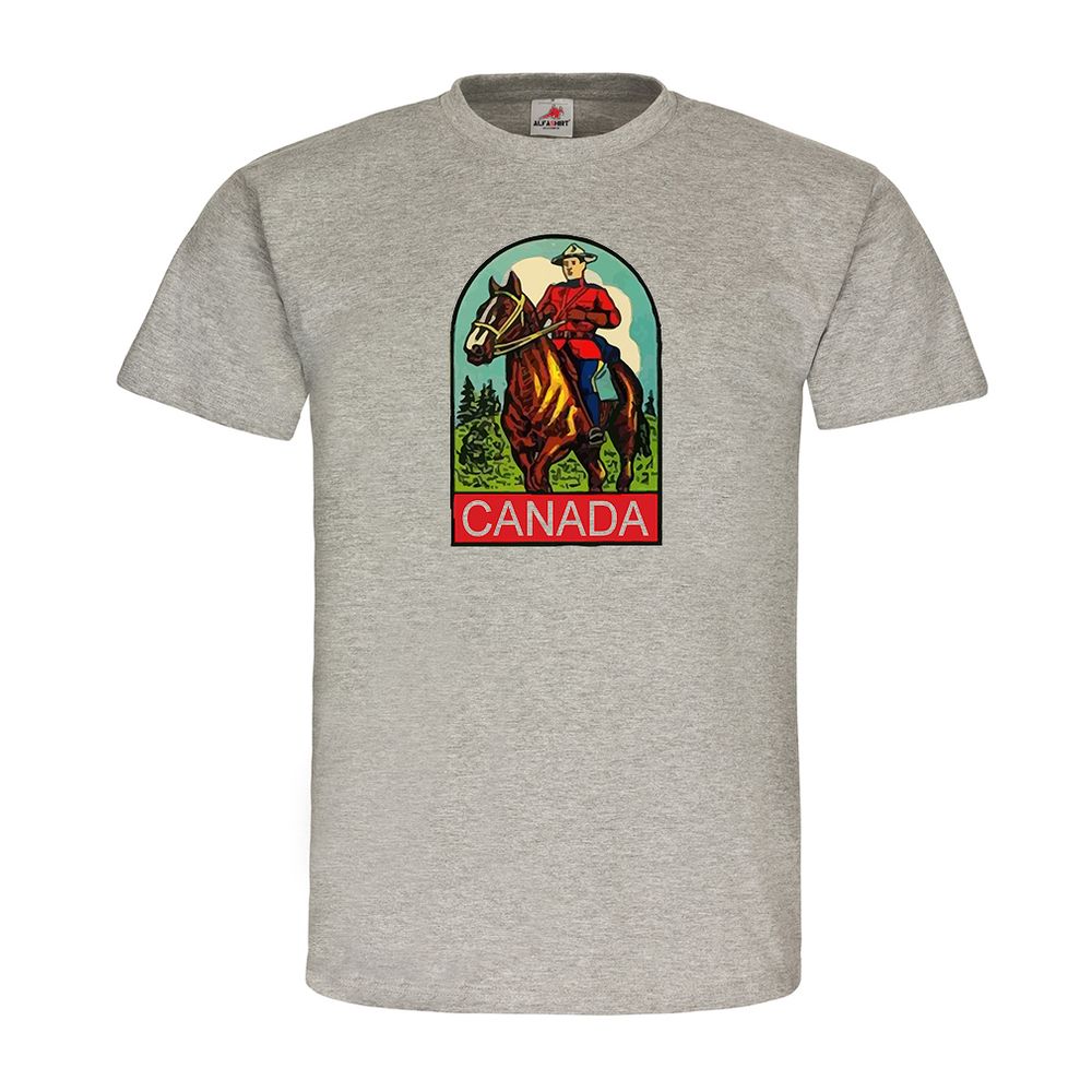 Canada Mountie Police the Mounties Mounted Royal Yukon Kanada T Shirt #25421