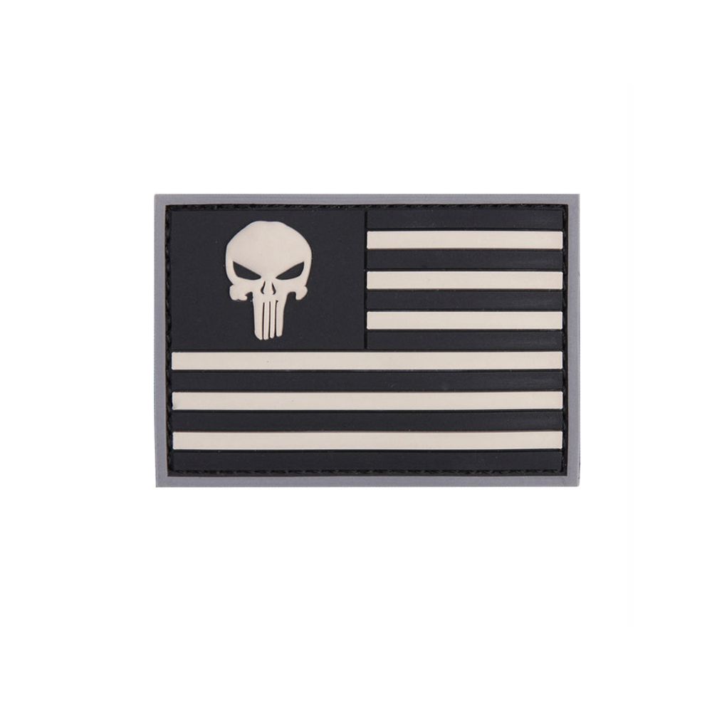 USA Patch 3D Rubber Amerika Navy Army Military US Fahne  5x7cm #22983