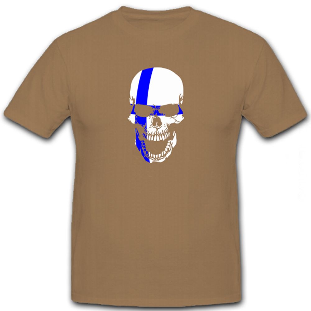Skull Finnland- T Shirt #6486