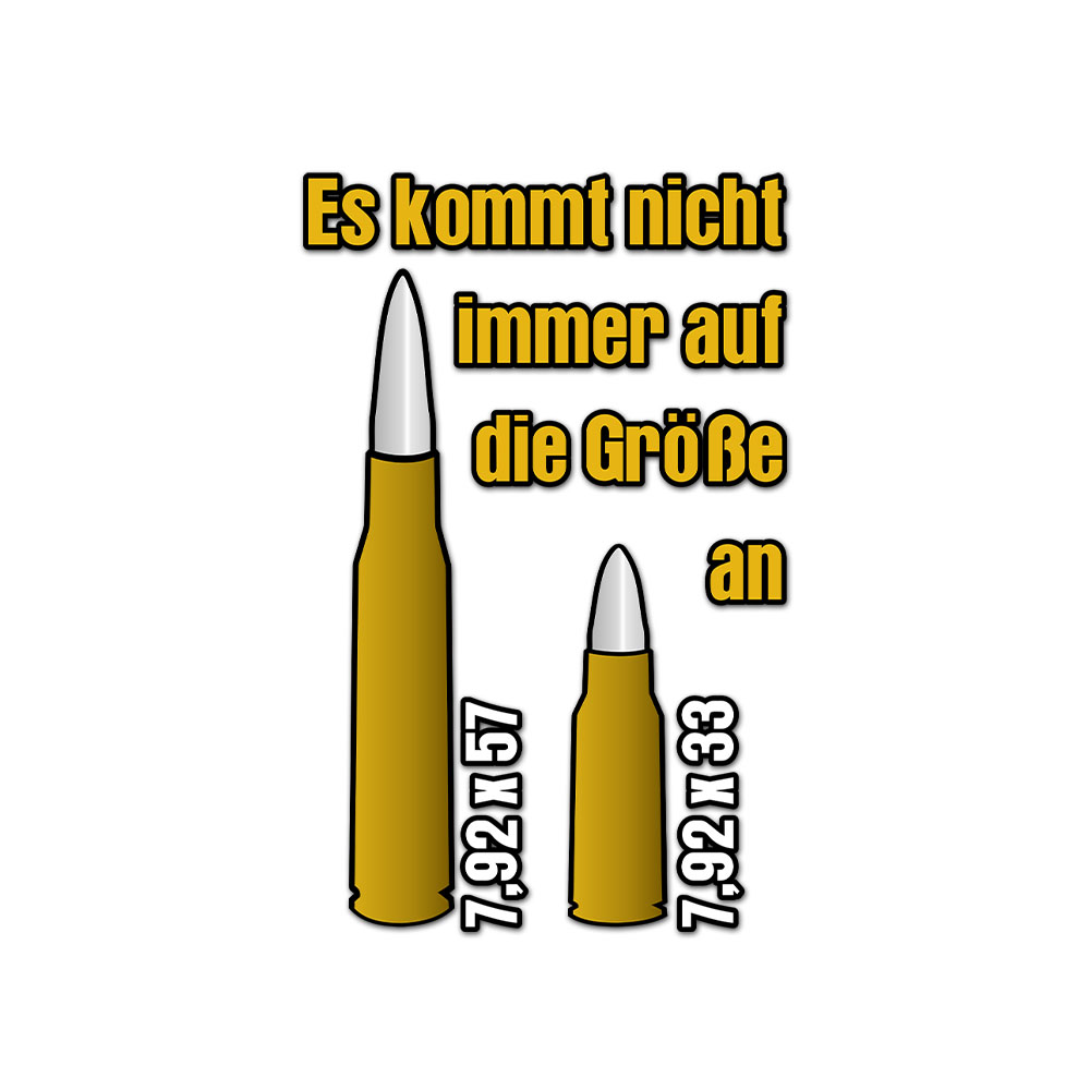 Wandtattoo Wh Munition 7,92 x57 x33 45cm x 70cm Aufkleber  #A6421