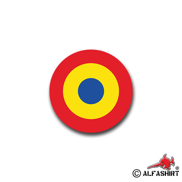 Aufkleber/Sticker Rumänien Kokarde Roundel Fliegerkorps Fliegertrupp 7x7cm A1364