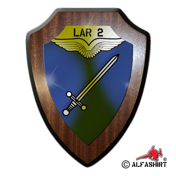 Heraldic shield LAR 2 Air Force Training Regiment Crests Budel # 15236