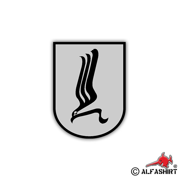 Aufkleber/Sticker Luftbewegliche Brigade 1 Bundeswehr Brigade Heer 7x5cm A1215