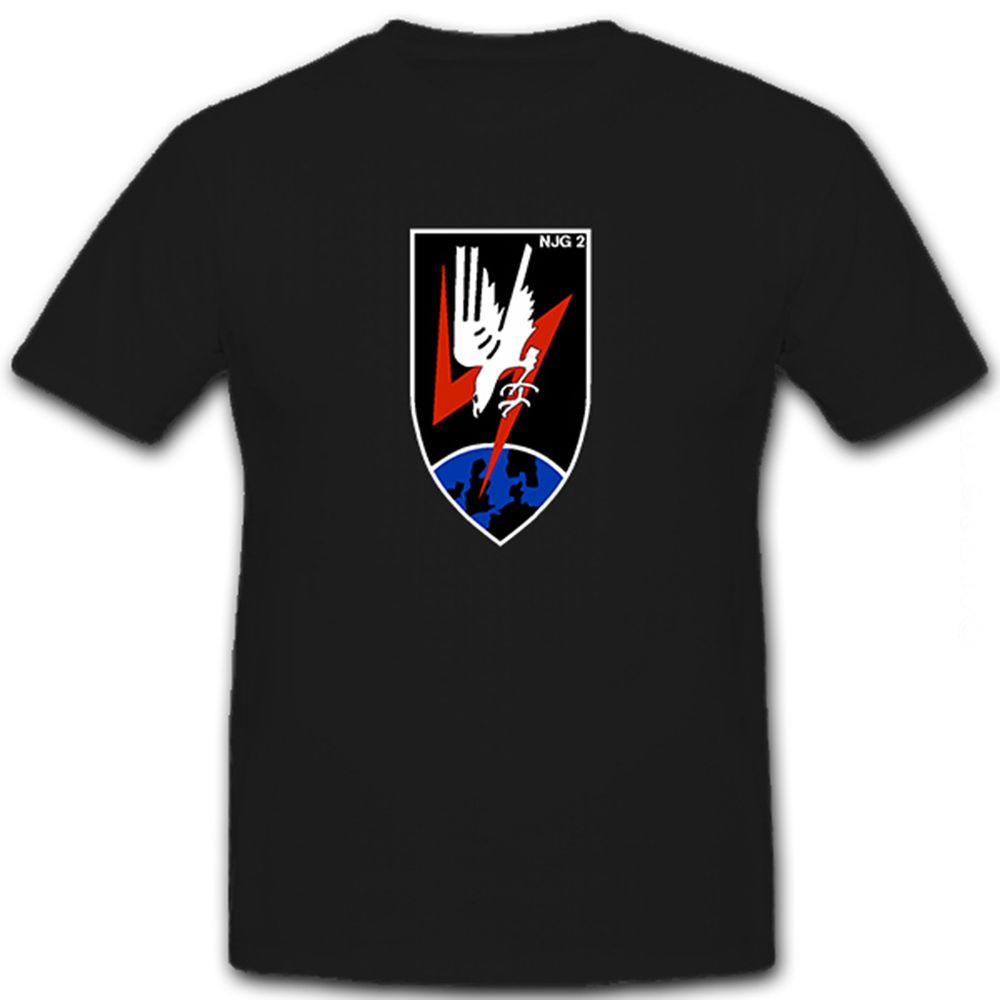 Nachtjagdgeschwader 2 NJG 2 Wh Wk Militär Wappen Abzeichen - T Shirt #12553